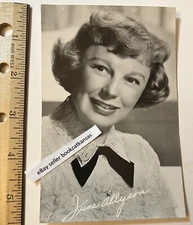 June Allyson 1950s Vintage Fan Album Photo Postcard Post Card Not Signed