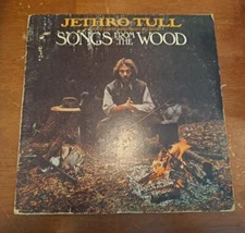 JETHRO TULL SONGS FROM THE WOOD 1977 CRYSALIS RECORDS FOLK ROCK VINYL LP w/Liner