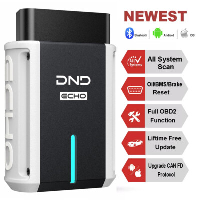 Automotive OBDII Scanner Bluetooth All System Car Diagnostic Tool Oil BMS EPB