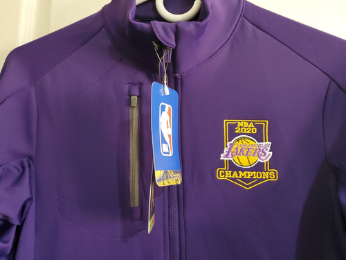 NWT Los Angeles Lakers Women's Full-Zip 2020 Champions Antigua Jacket Purple M - Picture 4 of 13