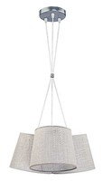 Stoff HäNgelampe 3-Flammig Ø72Cm Modern Erika Esszimmer Wohnzimmer Pendelleuchte