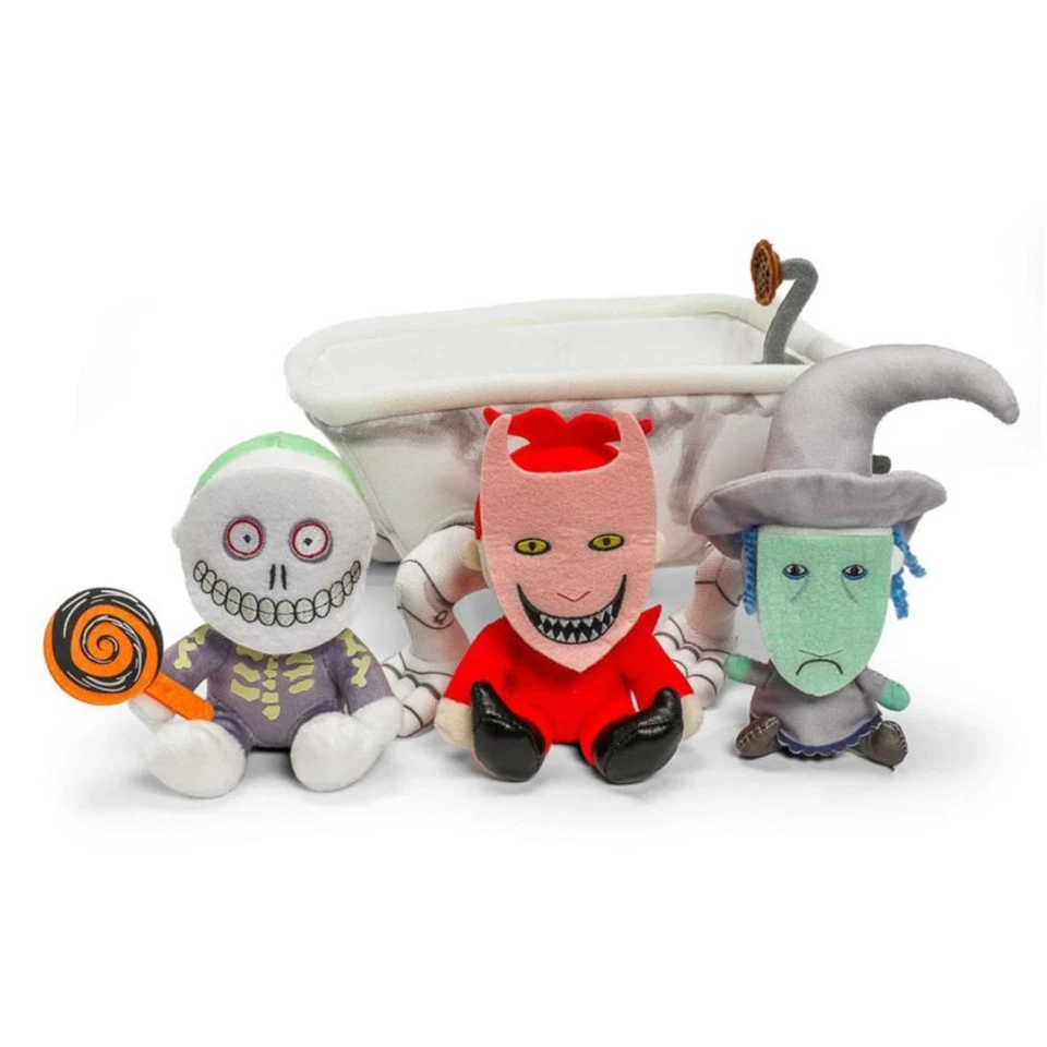 The Nightmare Before Christmas Lock, Shock & Barrel in Bathtub Interactive Plush - Image 3 of 4
