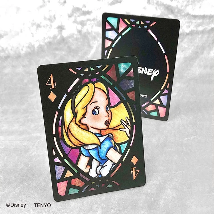 Tenyo Disney Characters Stained Glass Playing Cards / / Rare Trump 66 - Image 2 of 4