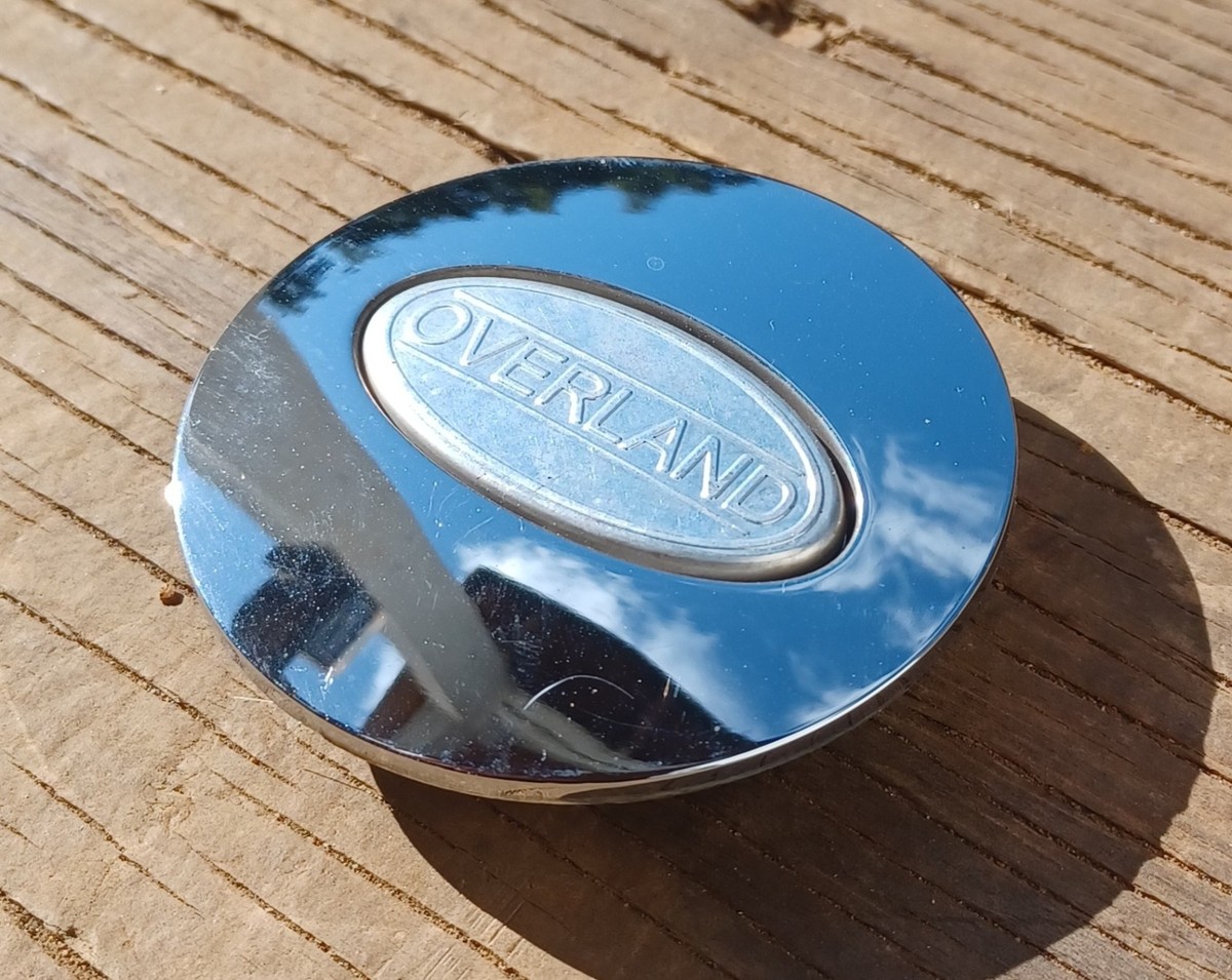 Land Rover Overland center cap, chrome, 1995-2025 part number