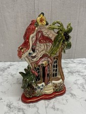 Rare Blue Sky Clayworks Thirsty Flamingo Heather Goldminc Tea Light Holder BASE