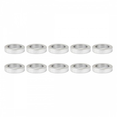 Sunlite 3x15x10mm Hub Axle Spacers - Durable Steel, Precision Fit for 10mm Hubs
