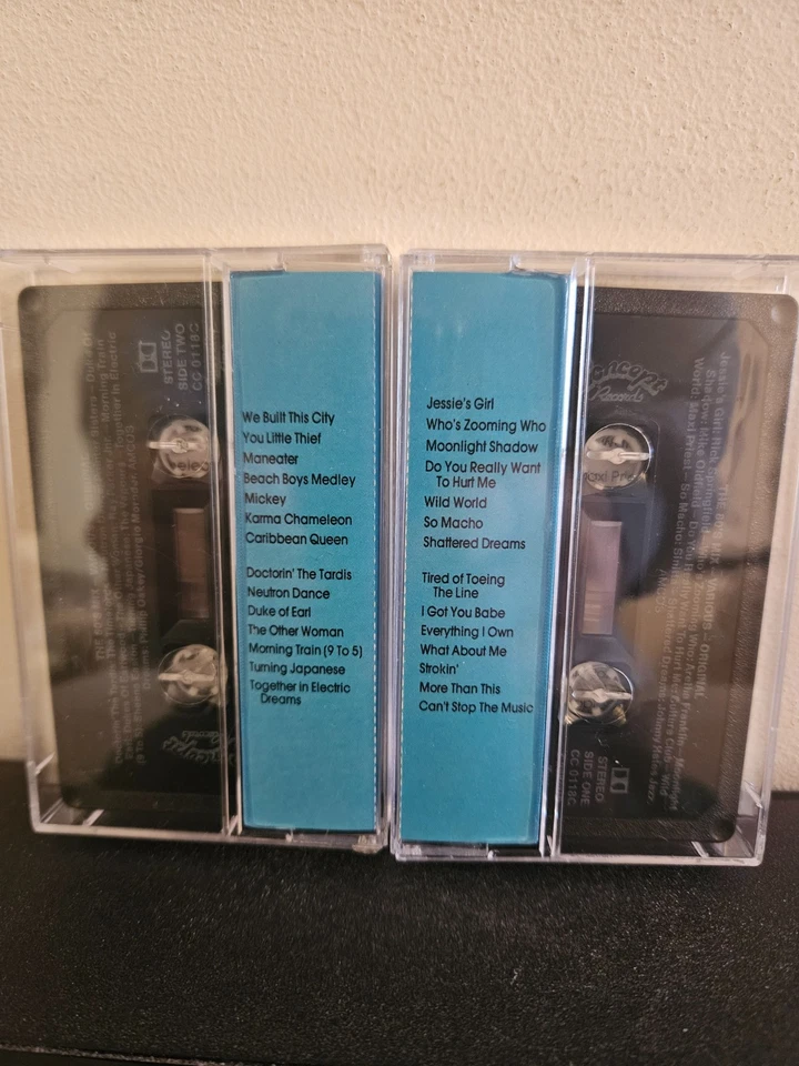 THE 80'S MIX Various Artists 1989 CASSETTE TAPE 2 CASSETTE SET POP ROCK 28 TRAX - Image 4 of 4