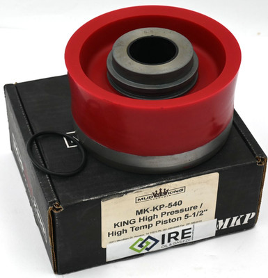 MUD KING MK-KP-540, 5.5'' HIGH TEMPERATURE BONDED PISTON 5-1/2'' BORE, RED