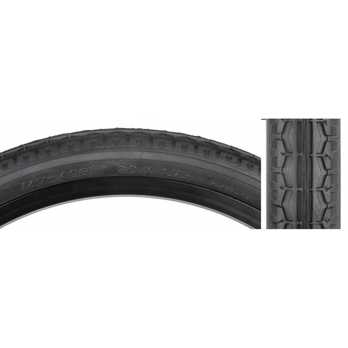Sunlite 20x175 BMX Clincher Tire with Reflective Sidewall Urban Street 6090₽