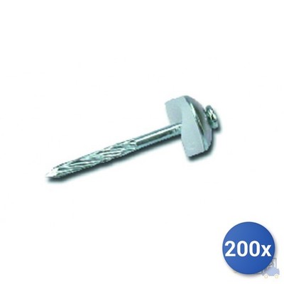 200x Verzinkte Selbstschneidende Schraubnägel Für Bleche E-100 Mm 70