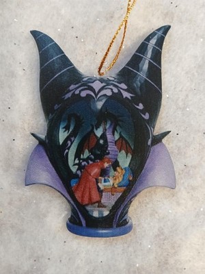 DISNEY MALEFICENT EVIL WITCH CHRISTMAS ORNAMENT FIGURE - SLEEPING BEAUTY DRAGON