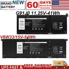 G91J0 V6W33 Battery For Dell Inspiron 13 5310 5320 5330 Latitude 3320 3420 3520