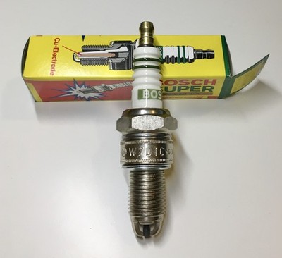 4x Bosch W7DTC Zündkerze Super 0241235633 Spark Plug candela di accensione