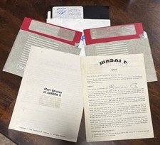 Vintage Atari 400/800 Computer Software Lot Micro Painter, Wargle, Sargon II 