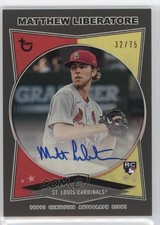 2023 Topps Brooklyn Collection Black 32/75 Matthew Liberatore #AC-ML Auto 1ob0