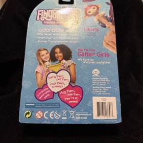 Fingerlings Glitter Monkey Liberty Red White & Blue New