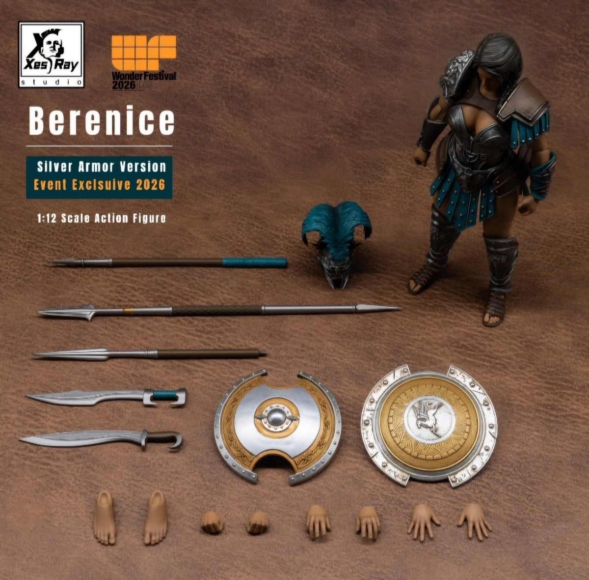 XesRay Studio 1/12 Fight for Glory Berenice​ Silver Armor Ver. 2026 LimitedModel View 2