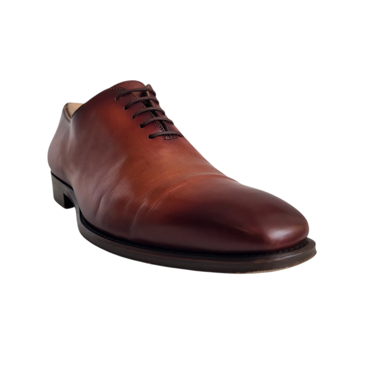 Magnanni Cognac/Brown Leather Ankle Single Monk Strap Dress Men Shoe 11M Maxon Men main image 2