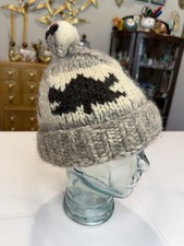 100 Wool knit hat, made in Canada