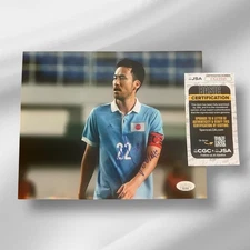 Maya Yoshida Signed 8x10 Picture Samurai Blue Autographed Photo Kanji Auto JSA 
