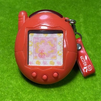 Bandai Keitai Kai Two Tamagotchi Plus all RED (RED version connection) オールれっど