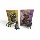 Vintage 1992 TMNT Cave-Turtle Leo, Raphael 1992, Shredder 2002, 2 Books 1990