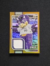 2026 Topps Series 1 Celebration Dinger Rockies Mascot Game-Worn Relic Gold /50
