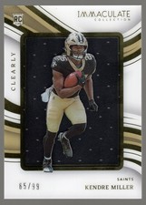 2023 Immaculate Kendre Miller Clearly Immaculate Rookie Jerseys /99 #IRJ-KM
