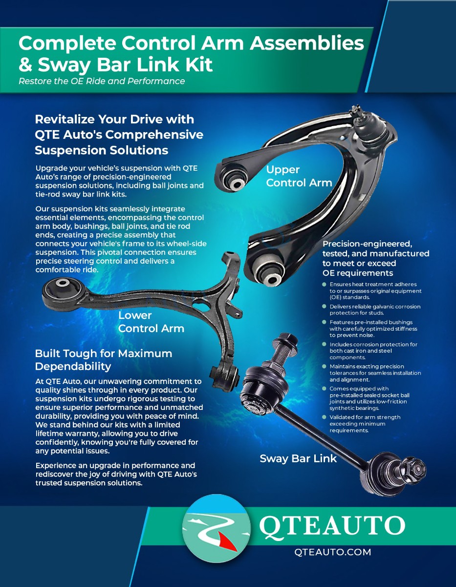 Set of 4 Front Sway Bar Link-Quick Complete Strut To 2014-2019 Toyota Highlander