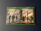 Lot Of 2 Set Tom Clancy's The Division 1 & 2 Microsoft Xbox One Tested Working