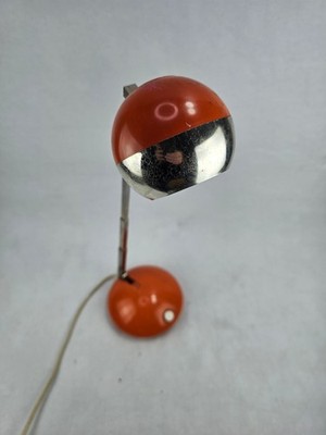 1970s Eichhoff-Werke Brown Space Age Table Lamp | Vintage Mid