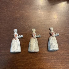 Vintage Bakers Chocolate Lady Metal Pencil Sharpener Tiny Advertising Premium