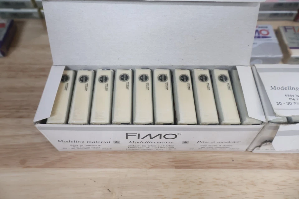 Nice HTF Lot Of 98 New / NOS FIMO Polymer Clay New 2 oz. Each Blocks Eberhard US - Image 4 of 4