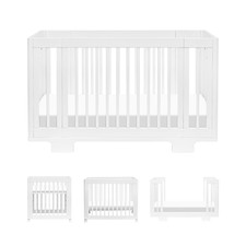 Yuzu 8-in-1 Convertible Crib - Portable, Adjustable  GREENGUARD Gold Certified