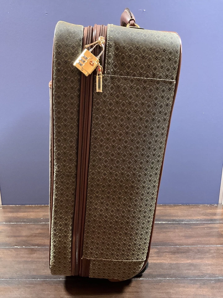 Hartmann Wings Diamond Jacquard 22" Rolling Suitcase Carry On Luggage - Image 4 of 4