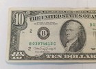 Vintage 1990 $10 Dollar Bill New York Federal Reserve Note Circulated Only One!  — photo 2