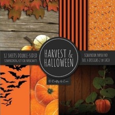 Harvest  Halloween Scrapbook Paper Pad 8x8 Scrapbooking Paperback  UK IMPORT 
