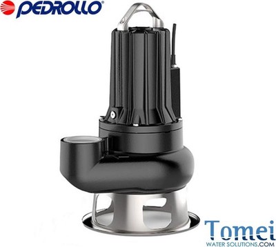 DOUBLE CHANNEL Submersible Pump Sewage Water MC 30/50 10M 3Hp 400V Pedrollo