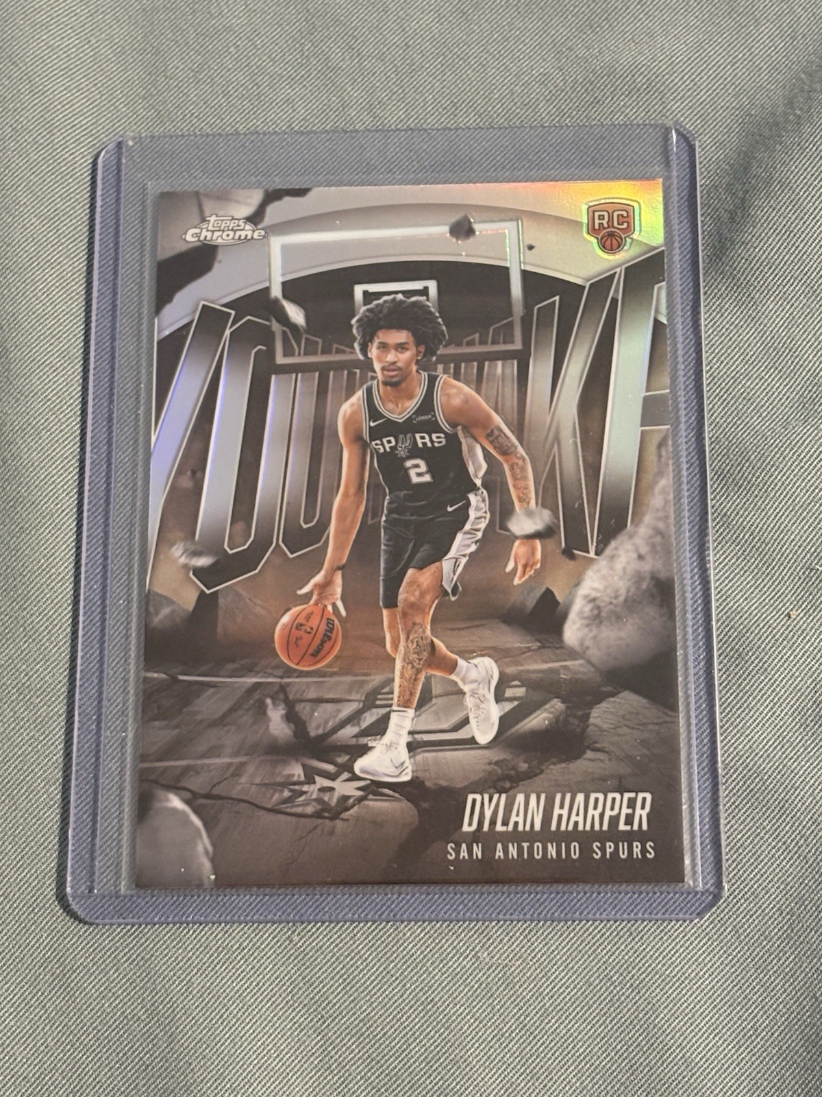 2025-26 Topps Chrome Basketball Dylan Harper YouthQuake REFRACTOR Rookie #YQ-2