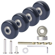 Luggage Wheels Replacement 50Mm Suitcase Wheels Replacement Kit Universal Prec