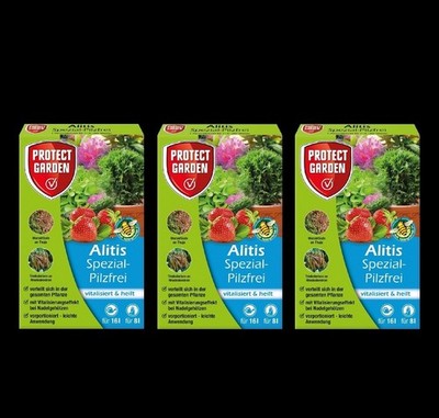 3 x Protect Garden Alitis Spezial-Pilzfrei 40 g Fungizid Mehltau Triebsterben