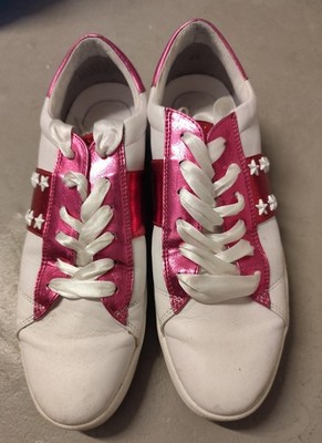 Marco Tozzi Sneaker Turnschuhe weiß Pink metallic Gr. 41 