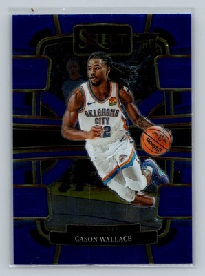 2023-24 Panini Select #88 Cason Wallace Blue (Retail Base) Thunder Rookie