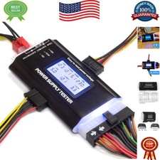 Portable Power Supply Tester with LCD Display Quick and Accurate Diagnostics