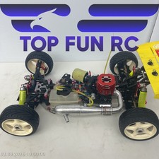 THUNDER TIGER EB-4 SCALA 1/8 4WD NITRO RC BUGGY COMPLETAMENTE AGGIORNATO