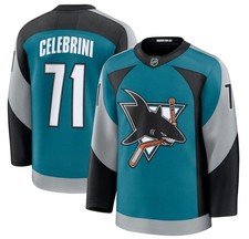 Macklin Celebrini San Jose Sharks 2026 Alternate Herren Hockey NHL Trikot
