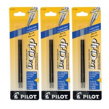 Pilot Better Grip Ballpoint Pen Refills 1.0mm Medium Blue Ink 3 Pack