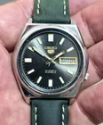 Vintage Seiko 5  Green Dial 7S26A Automatic Refurbished 38mm