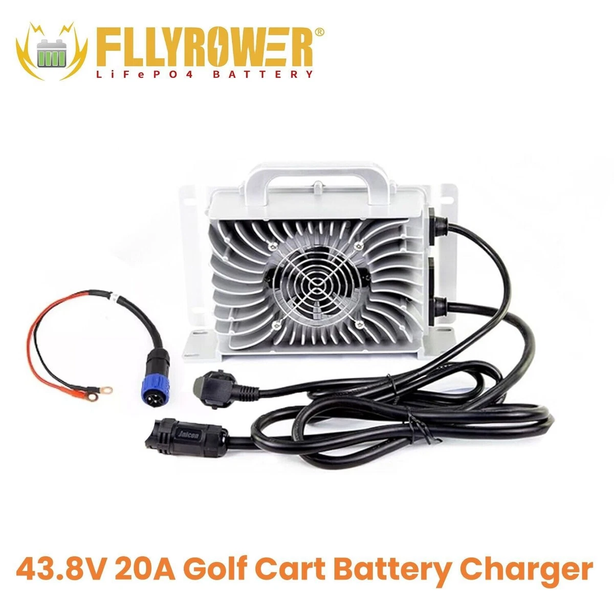 Caricabatteria da auto, 36 V, 18 A/48 V, 13 A, caricatore con schermo digitale, morsetti a coccodrillo, desulfatore per batterie al litio LiFePO4 e al piombo acido