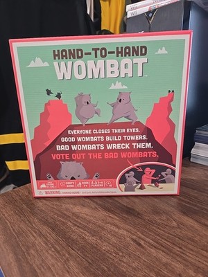 HAND-TO-HAND WOMBAT game Exploding Kittens party fun teamwork